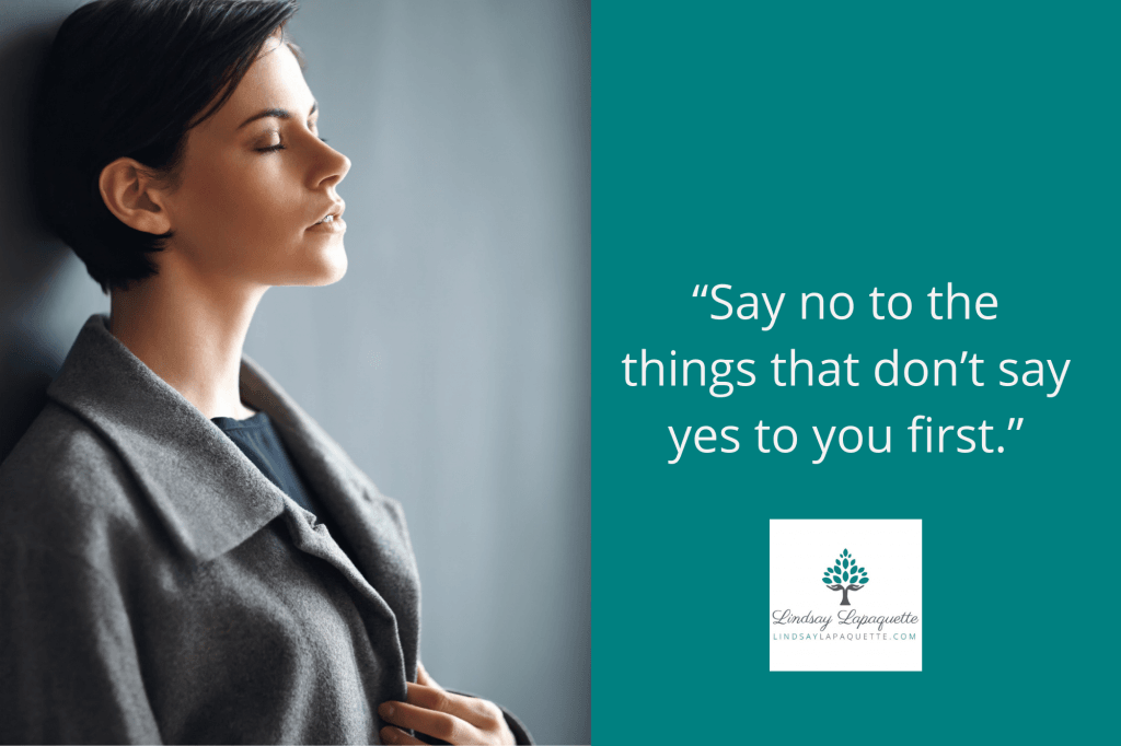 Find Balance By Saying Yes to You First